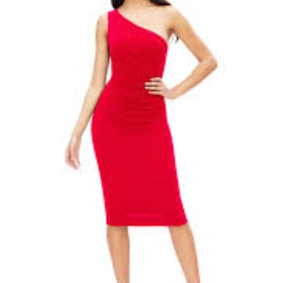 SOCIALITE NEW RED RIBBED OFF SOULDER MAXI (24) AVAILABLE IN SM & 1X - Picture 1 of 8